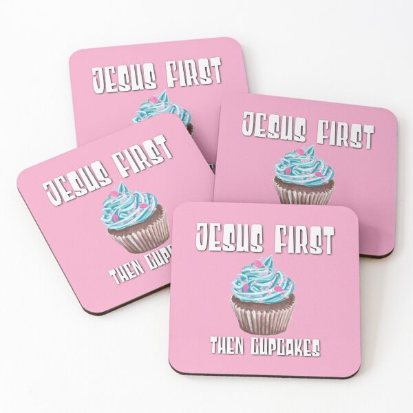 Item preview, Jesus First, Then Cupcakes! designed and sold by TheKingdomAttic.