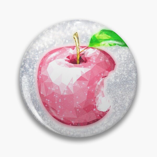 Item preview, Pink Crystal Diamond Apple on Snow Glitter Aesthetic designed and sold by Jolly-Yosei.