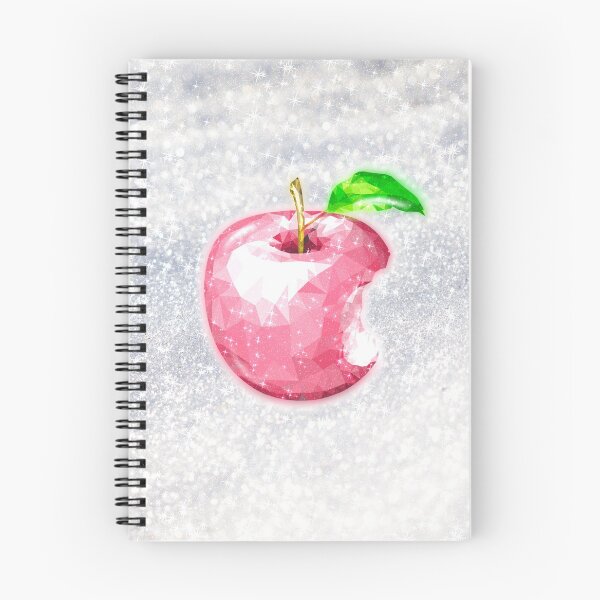 Item preview, Pink Crystal Diamond Apple on Snow Glitter Aesthetic designed and sold by Jolly-Yosei.