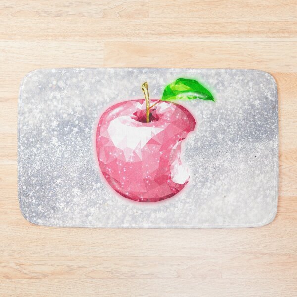 Item preview, Pink Crystal Diamond Apple on Snow Glitter Aesthetic designed and sold by Jolly-Yosei.