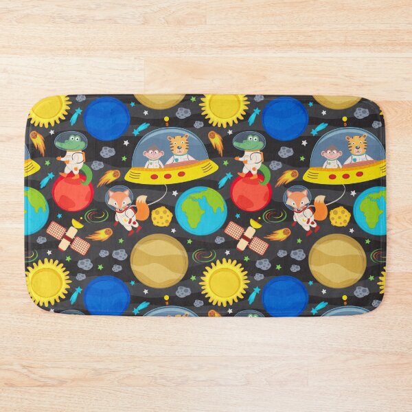 Item preview, Animals in Space Kids Pattern designed and sold by Hapoel.
