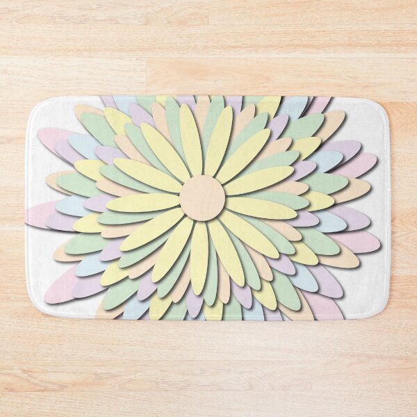 Item preview, Pretty pastel cut out stacked paper flower sticker designed and sold by StickersbyVW.