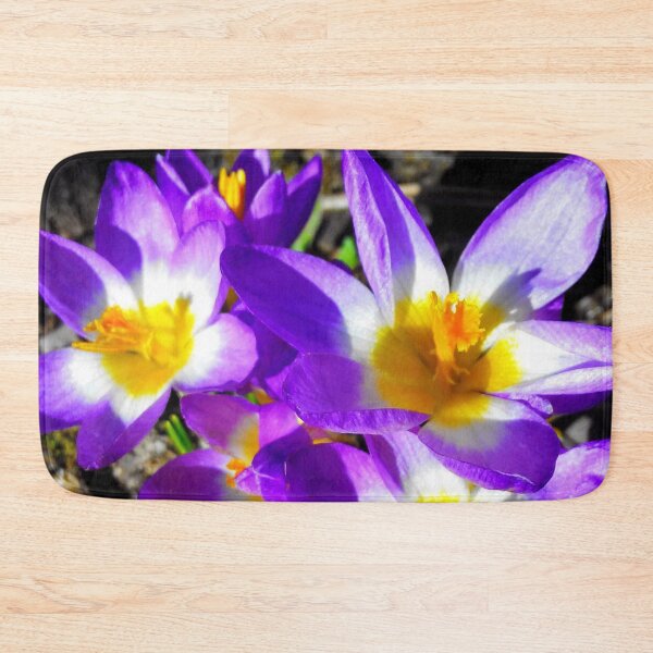Item preview, Purple crocuses designed and sold by fowons.