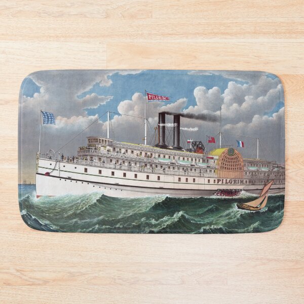Item preview, Steamboat Pilgrim - Flagship Of The Fall River line - Circa 1883 designed and sold by warishellstore.