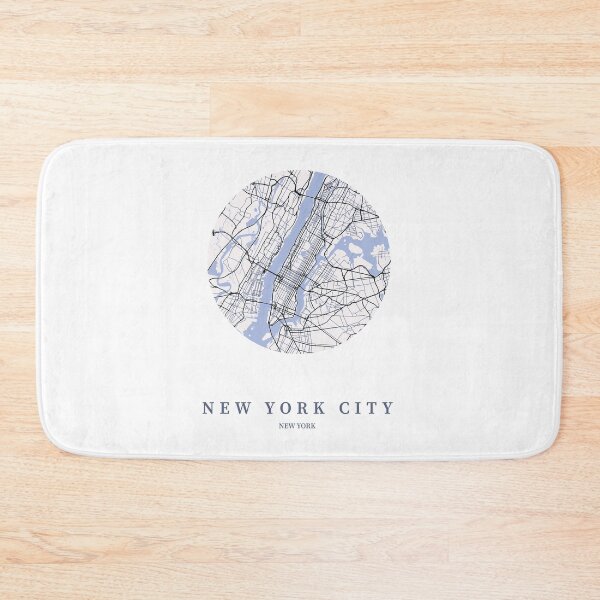 Item preview, New York City Map designed and sold by BlueRoosterMaps.