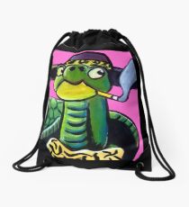 Turtle Pimp Drawstring Bag