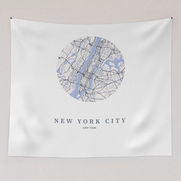 Item preview, New York City Map designed and sold by BlueRoosterMaps.