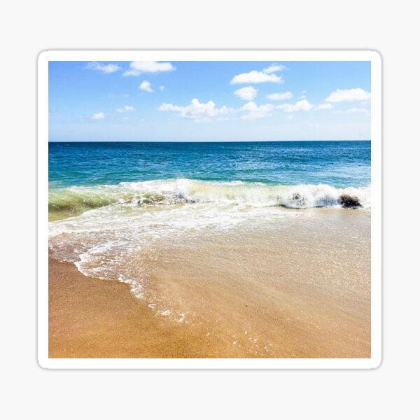 Ocean Waves on the Beach Sticker