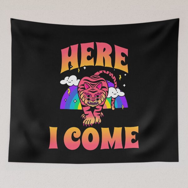 Item preview, Here I come - Tiger designed and sold by Trantor-Tees.