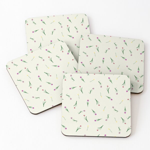 Item preview, Watercolor Flowers on a Green Background designed and sold by fogoosherie.