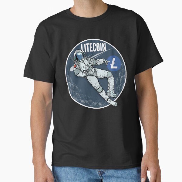 Artikel-Vorschau von Litecoin LTC Crypto Chill Moon Man, designt und verkauft von Bitcoin-Fashion.