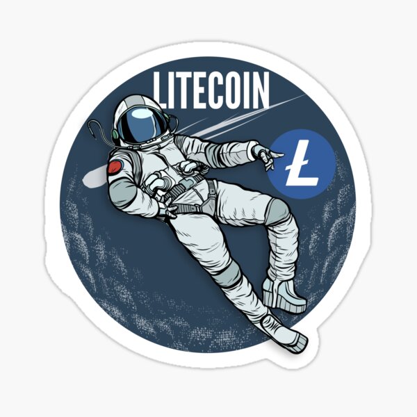 Artikel-Vorschau von Litecoin LTC Crypto Chill Moon Man, designt und verkauft von Bitcoin-Fashion.