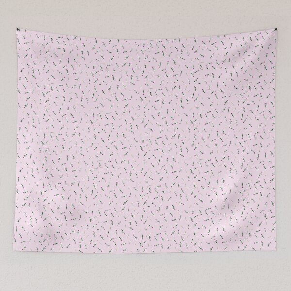 Item preview, Watercolor Flowers on a Pink Background designed and sold by fogoosherie.