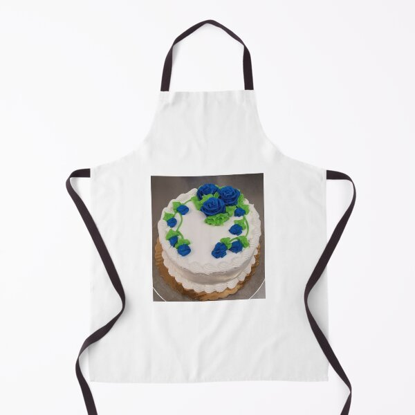 Item preview, White Cake With Blue Roses 2 designed and sold by gailmariekern.