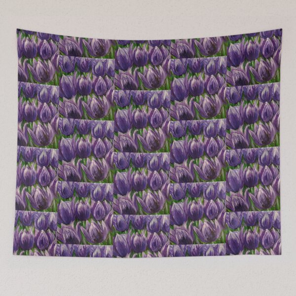 Item preview, Purple Tulips designed and sold by JYEmeryArt.