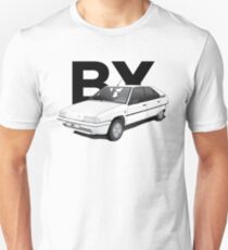 CItroën BX, white with BX-text Unisex T-Shirt