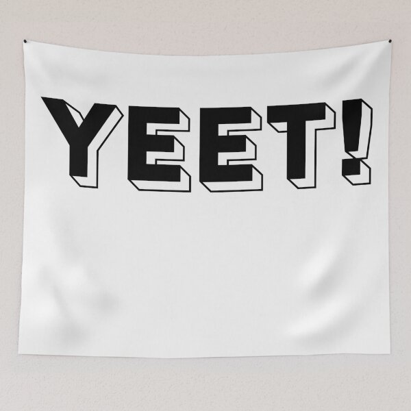 Item preview, YEET sticker in black and white designed and sold by StickersbyVW.