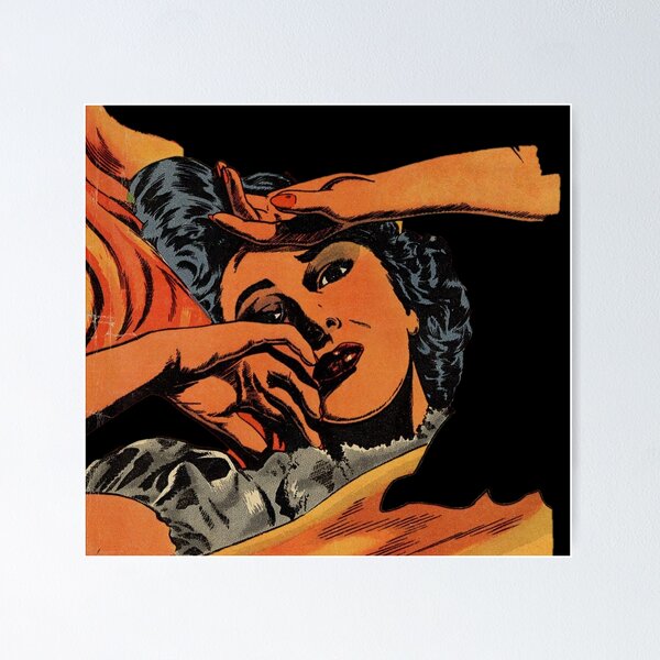 Item preview, Romance comics - pop art designed and sold by ZvekiVintage.