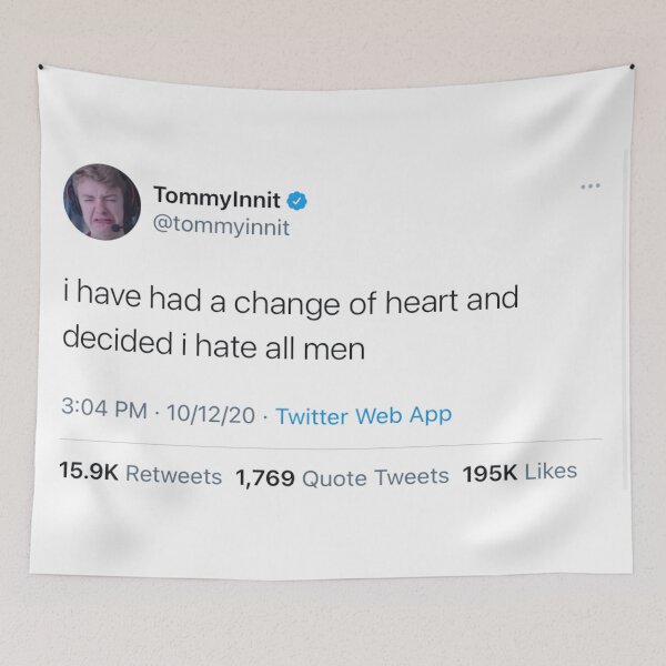 Item preview, tommyinnit tweet  designed and sold by NatAtt4ck.