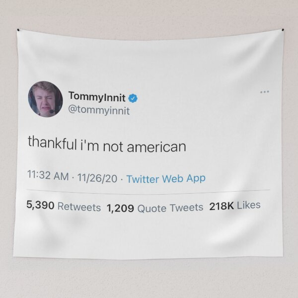 Artikelvorschau, tommyinnit tweet entworfen und verkauft von NatAtt4ck.