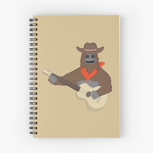 Item preview, Big lez show Cowboy playing guitar , druggo , funny cute big lez show , funny guitar , funny bigfoot, i play guitar, guitar hobby,  designed and sold by SGS-.
