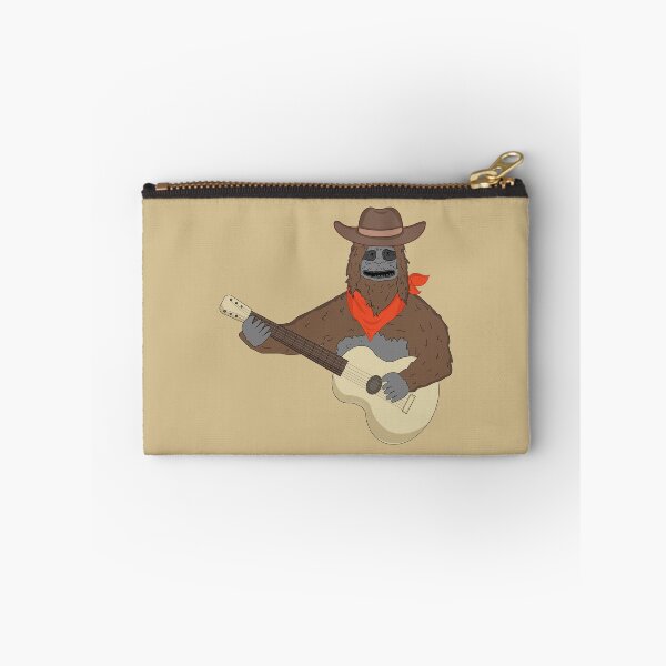 Item preview, Big lez show Cowboy playing guitar , druggo , funny cute big lez show , funny guitar , funny bigfoot, i play guitar, guitar hobby,  designed and sold by SGS-.