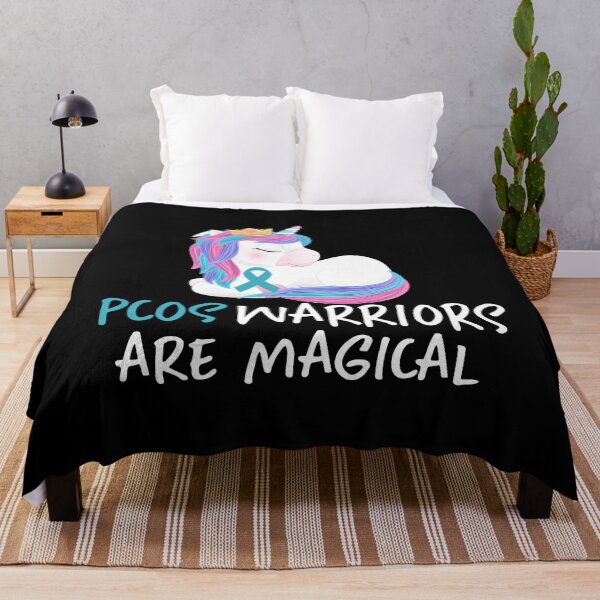 Item preview, PCOS Warriors are Magical - Awareness Gift For PCOS Survivor designed and sold by sleeksy.