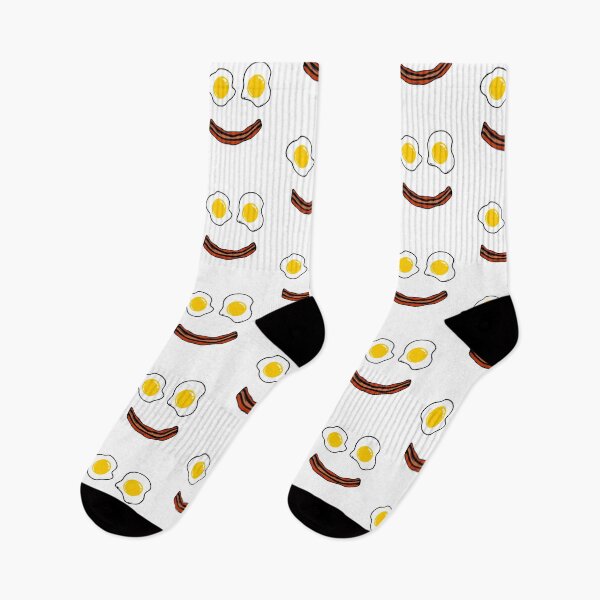 Item preview, Bacon and Eggs Funny Happy Face Breakfast Smiley Face  designed and sold by Essetino.