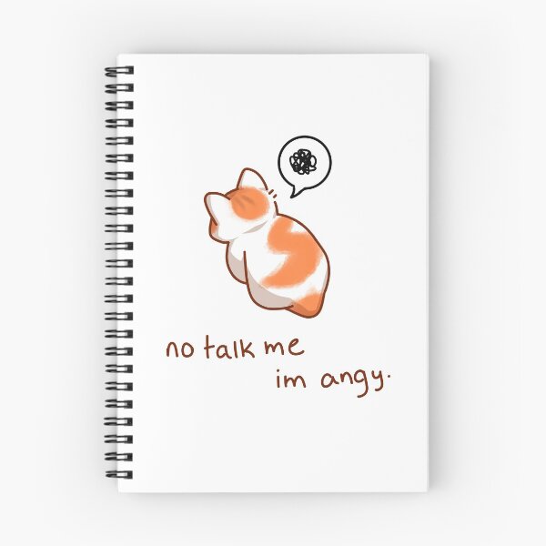 Item preview, no talk me im angy designed and sold by BriightDusk.