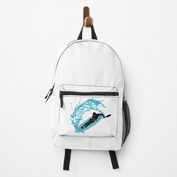 Item preview, Dance with the waves move with the sea kayak paddle ski waveski surfing silhouette designed and sold by portrait4you.