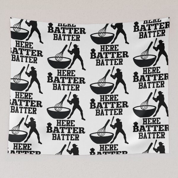 Item preview, Here Batter Batter | Softball Mom Baker designed and sold by GravitiTees.
