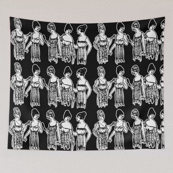 Item preview, vintage googly eye ladies designed and sold by sanik.