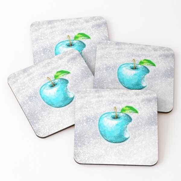 Item preview, Blue Crystal Diamond Apple on Snow Glitter Aesthetic designed and sold by Jolly-Yosei.