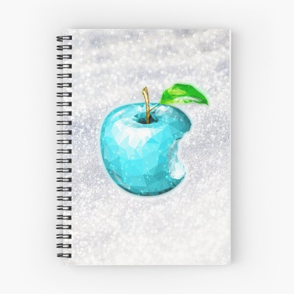 Item preview, Blue Crystal Diamond Apple on Snow Glitter Aesthetic designed and sold by Jolly-Yosei.