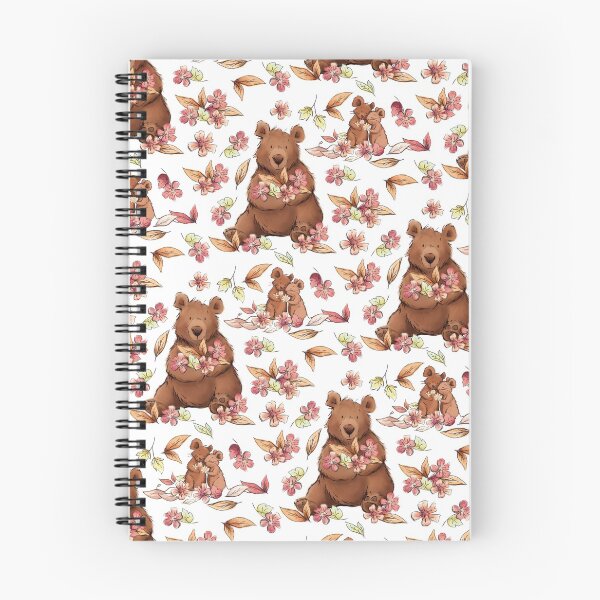Item preview, Spring Time Mice And Bear Pattern designed and sold by Jade Lawley.