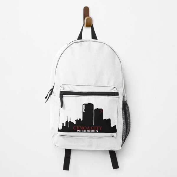 Item preview, Genoa City, Wisconsin Skyline - LARGE FONT designed and sold by PawsitiveMum.