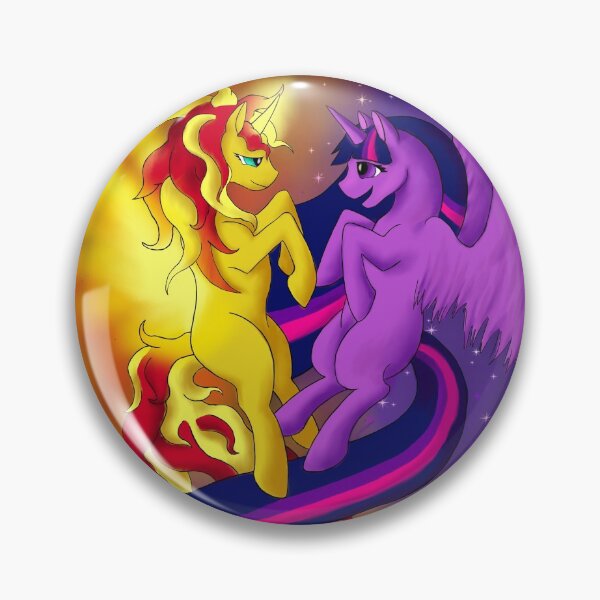 Item preview, Sunset and Sparkle designed and sold by TurtlePaladin.