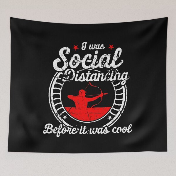 Item preview, I Was Social Distancing Before It was Cool designed and sold by MagicSD Designs.