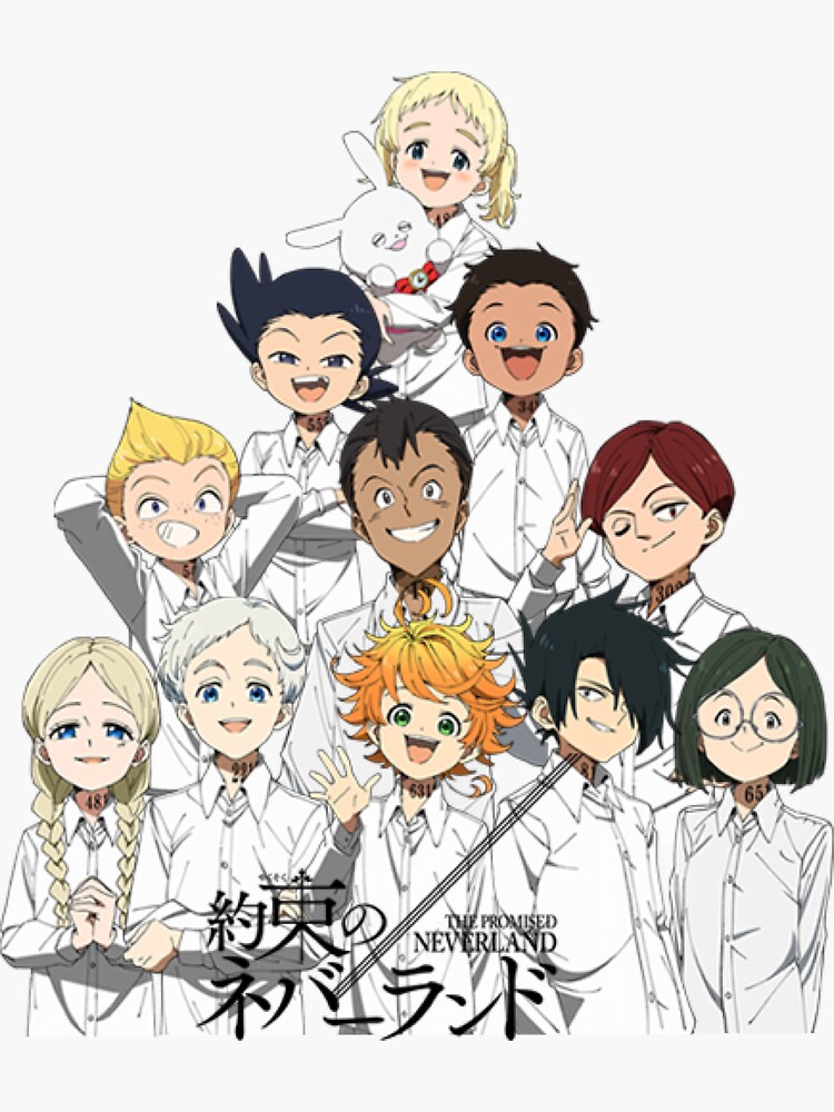 Characters The Promised Neverland Sticker for Sale by roywegner