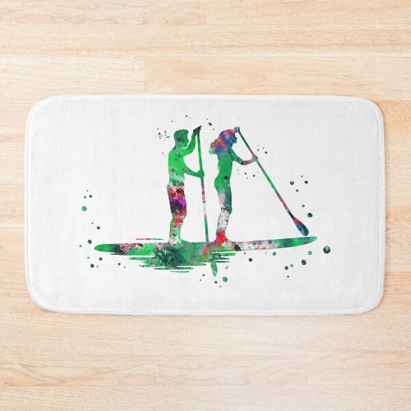 Artikelvorschau, Paddle Boarder Paar entworfen und verkauft von Rosaliartbook.