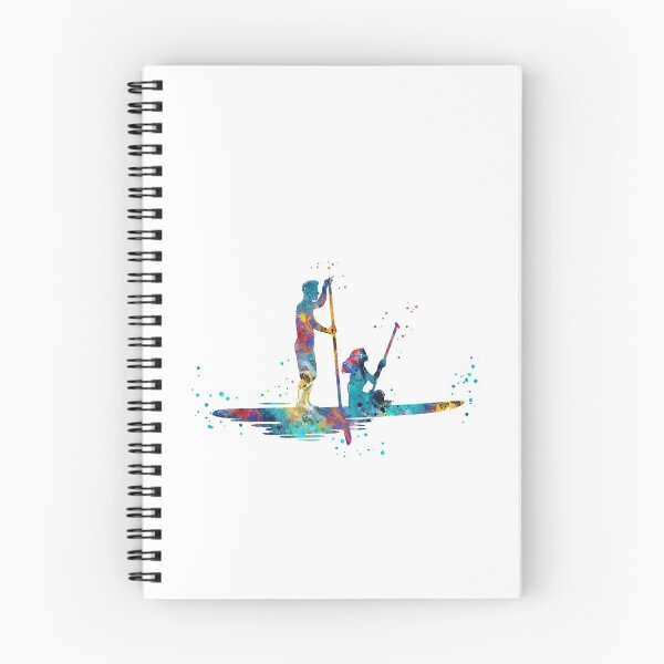 Artikelvorschau, Paddle Boarder Paar entworfen und verkauft von Rosaliartbook.