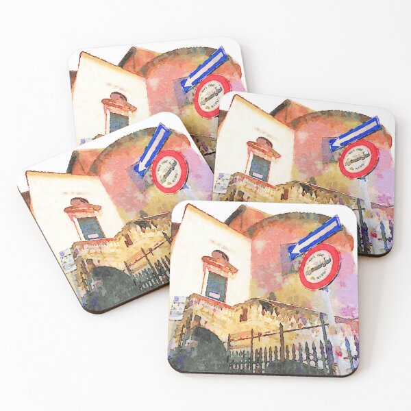 Item preview, Roma: church apse with road signs designed and sold by Giuseppe Cocco.