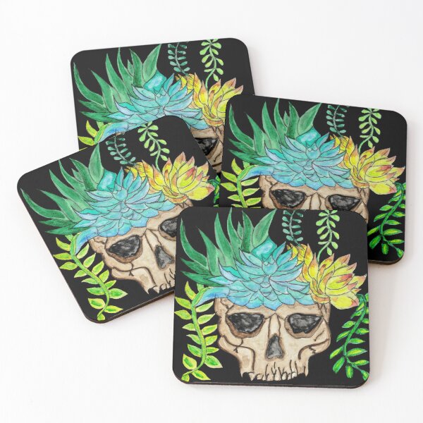 Item preview, Succulent Skull designed and sold by meowllyjoy.