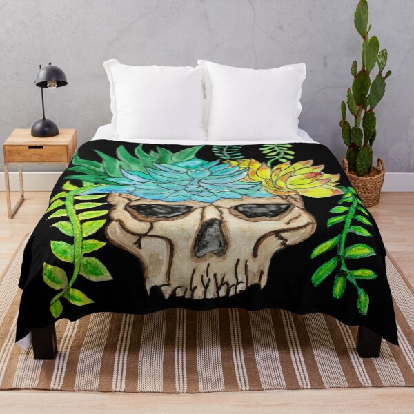 Item preview, Succulent Skull designed and sold by meowllyjoy.