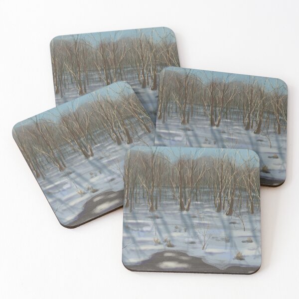 Item preview, Snowy forest landscape designed and sold by ManoonFrance.