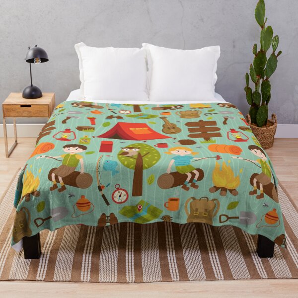 Item preview, Camping Kids Pattern designed and sold by Hapoel.