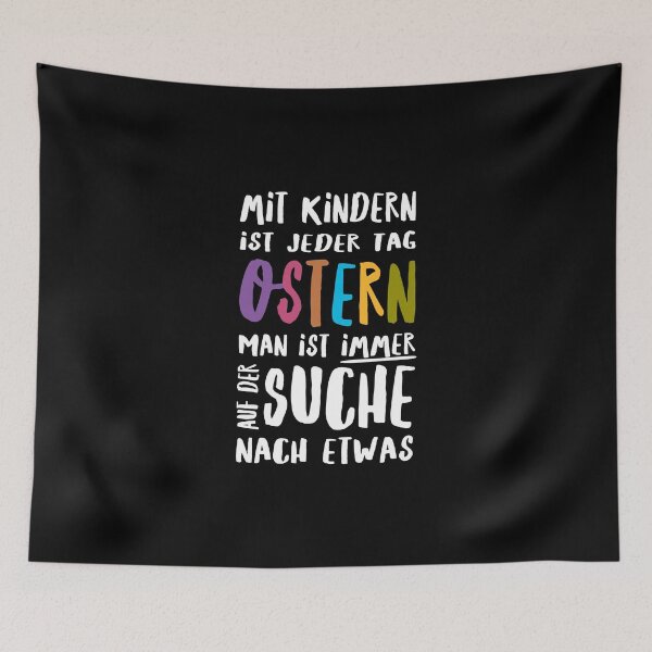 Item preview, With children every day is Easter a funny saying designed and sold by 99vectors.
