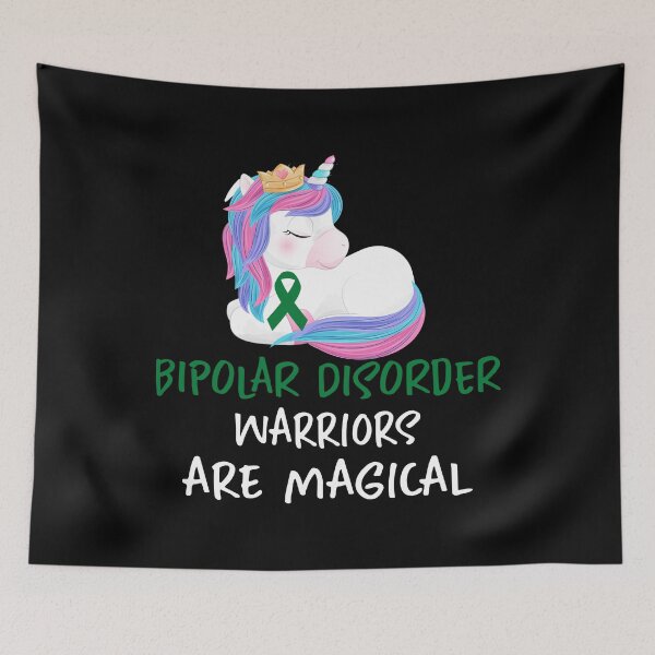 Item preview, Bipolar Disorder Warriors are Magical - Awareness Gift For Bipolar Disorder Survivor designed and sold by sleeksy.