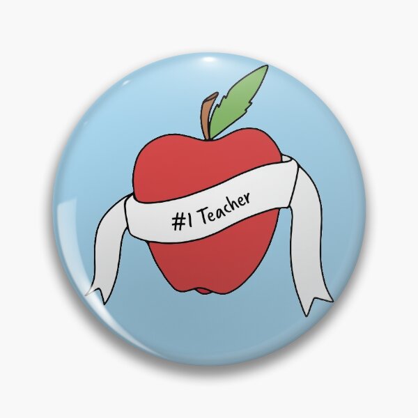Item preview, #1 Teacher Apple  designed and sold by murialbezanson.
