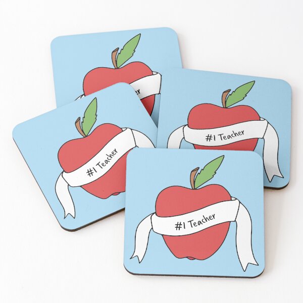 Item preview, #1 Teacher Apple  designed and sold by murialbezanson.
